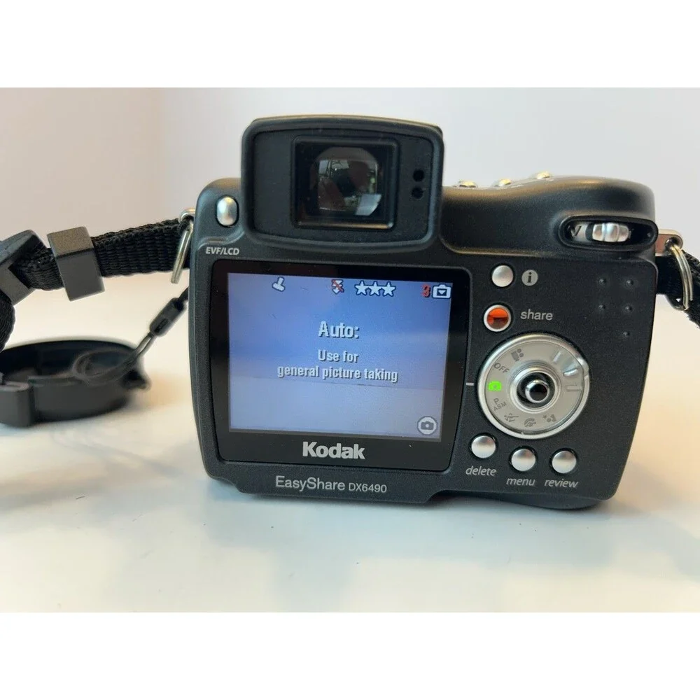Kodak EasyShare DX6490 4MP Digital Camera Bundle - Charger, Battery , Cord